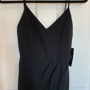 Lulus Forever Your Girl black bodycon dress, NWT